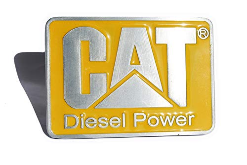 TotalShop Caterpillar Diesel Power Belt Buckle, Yellow, 3-1/2' x 2-1/2'