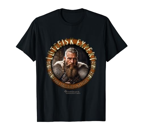 Lutefisk Expert Viking Warrior Eats Lutefisk T-Shirt