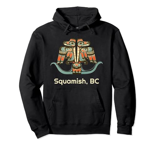 Squamish British Columbia Thunderbird Birdwatching Pullover Hoodie