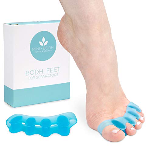 Mind Bodhi Toe Separators: Correcting Bunions and Restoring Toes to Their Original Shape (For Men and Women, Toe Spacers, Bunion Corrector) - Blue
