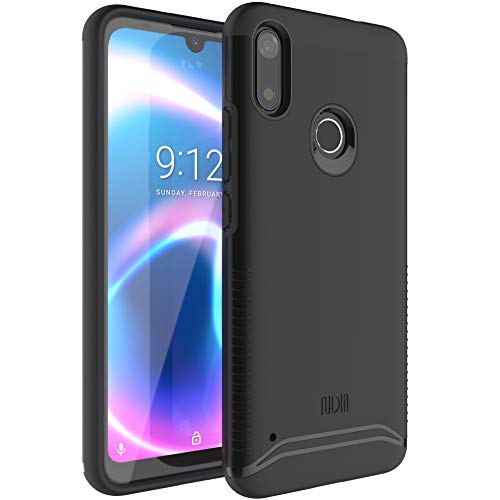 TUDIA DualShield Designed for NUU Mobile X6 Plus Case, [Merge] Shockproof Dual Layer Heavy Duty Slim Hard Protective Case for NUU Mobile X6 Plus (Matte Black)