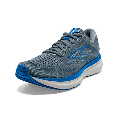 Brooks Men's Glycerin 19 Neutral Running Shoe - Quarry/Grey/Dark Blue - 13