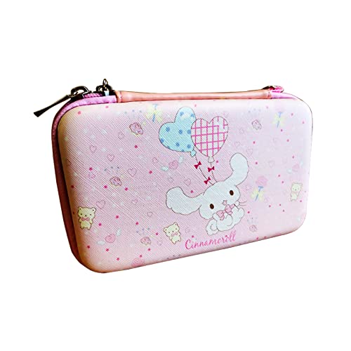 New for New 3DS XL LL Carrying Case Storage Bag Pink Color, for Nintendo New3DS 3DSXL 3DSLL DSI NDSI XL Handheld Console, for Cinnamoroll Edition Protective Hard Carry Pouch with Hand Strap