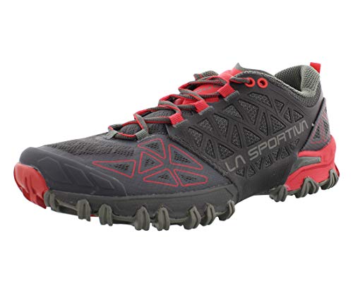 La Sportiva Bushido II Running Shoe - Women's Carbon/Hibiscus 6.5