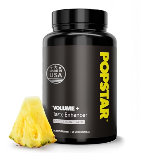 POPSTAR Semen Volume Supplement - Men's Semen Health & Fertility - Doctor Formulated - Made in The USA - Non-GMO, Organic, Vegan - 120 Capsules (1 Month Supply)