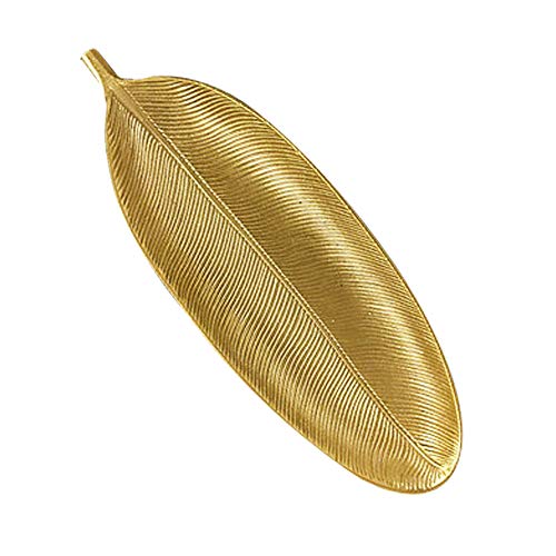 STARROP Ceramic Jewelry Plate, Leaf Ceramic Jewelry Tray Decorative Bracelets Necklace Storage Plate Rings Earrings Jewelry Holder for Women Girls