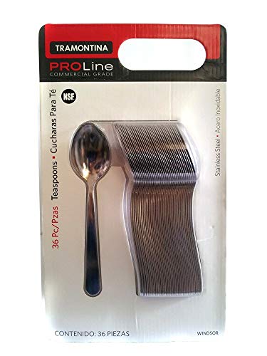 Tramontina Pro Line 36 Teaspoons Commercial Grade Stainless Steel (1, A)