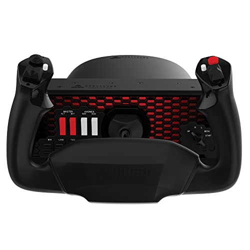 Honeycomb Aeronautical XPC Alpha Yoke & Switch Panel - Aviation Quality for Flight Simulators – Complete Home Cockpit Control System for Student Pilots and Flight Sim Enthusiasts – XBOX/PC