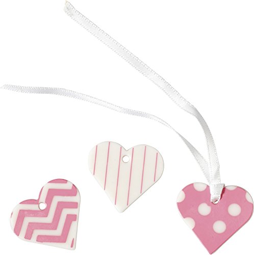 Wilton Wedding Favor Hearts, Pink