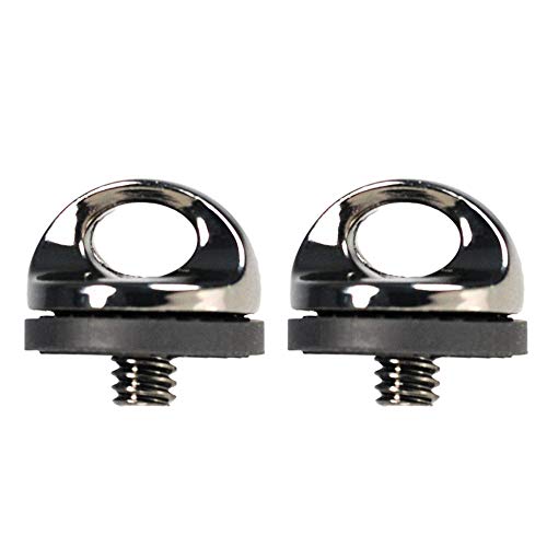 KingBra 2pcs 1/4' Quick Install Metal Screw Holder for Quick Release Camera Neck Strap
