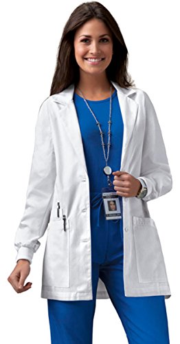 Cherokee Women's 30 Inch Lab Coat, White, Large