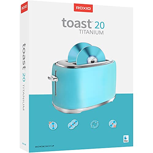 Roxio Toast 20 Titanium | CD & DVD Burner for Mac | Digital Media Management Software Suite [Mac Disc]