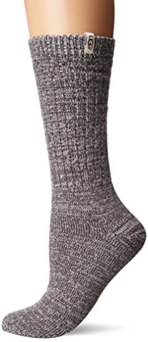 UGG Women's Rib Knit Slouchy Crew Socks, Nightfall, O/S