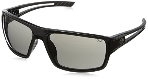 Gargoyles Men's Rampart Square Sunglasses, Black, 64 mm