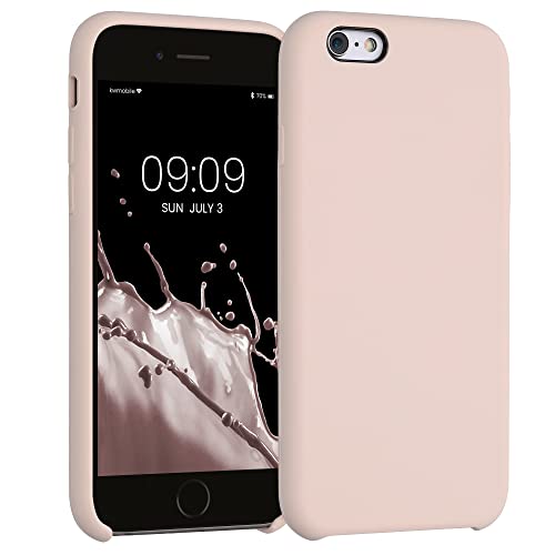kwmobile Case Compatible with Apple iPhone 6 / 6S Case - TPU Silicone Phone Cover with Soft Finish - Coconut Swirl