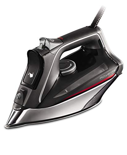 Rowenta DW8270 Pro Master 1750 Watt X-CEL Steam Iron with 400 Hole HD Profile Soleplate