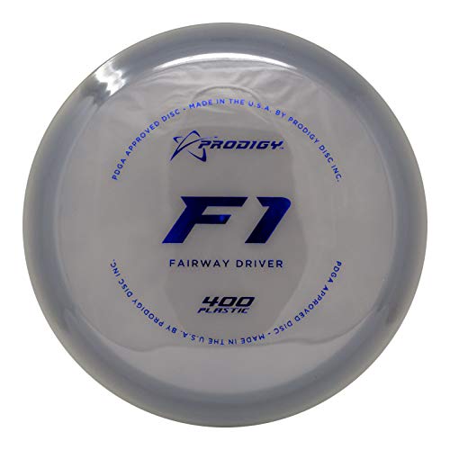 Prodigy Disc 400 F1 | Overstable Disc Golf Fairway Driver | Great Grip in All Conditions | Excellent Choice for Thumber and Tomahawk Shots | Colors May Vary (170-176g)