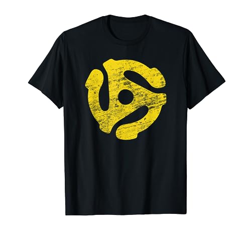 Vinyl Record 45 RPM Spindle Adapter T SHIRT