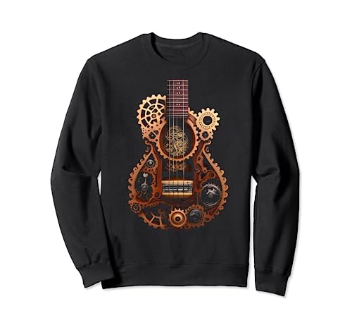 Funny Ukulele music instrument Graphic steampunk Sweatshirt