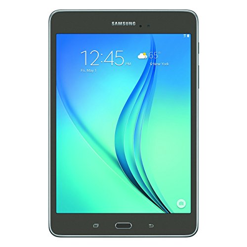 Samsung Galaxy Tab A SM-T350 8-Inch Tablet (16 GB, Titanium) W/ Pouch (Renewed)