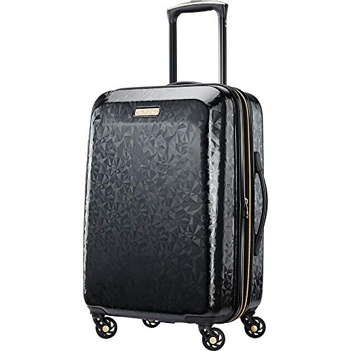 American Tourister Belle Voyage Hardside Luggage with Spinner Wheels, Black, Carry-On 21-Inch