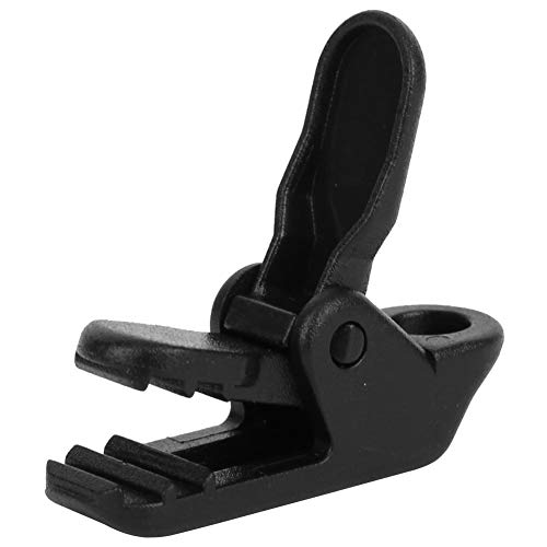 Tent Clamp, Water Proof Plastic Tent Clamp Black Nylon Material for Camping for Tent