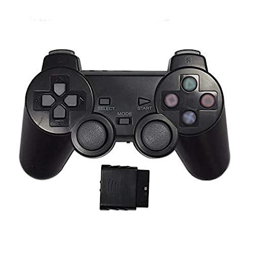 Finera Wireless 2.4G Controller Gamepad 3 in 1 Joystick Wireless Controller for PS2,Analog Controller Vibration compatible with PS2
