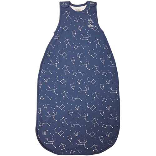 Woolino Big Kid Sleeping Bag, 4 Season, Merino Wool Sleep Sack, 4-6 Years, NightSky