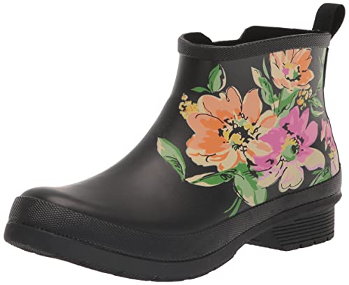 Chooka Womens Waterproof Chelsea Bouquet Rain Boot, Bouquet, 11 US