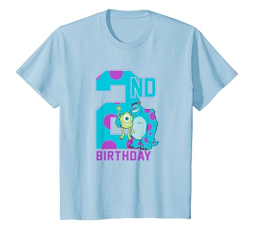 Kids Disney Pixar Monsters University Mike & Sully 2nd Birthday T-Shirt