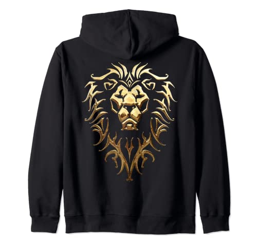 Warcraft Logo Alliance Metallic Zip Hoodie
