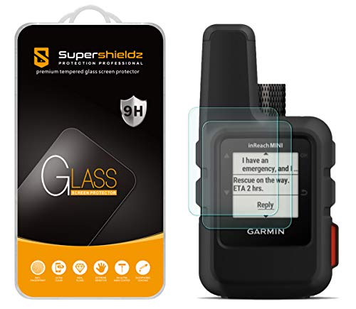 Supershieldz (2 Pack) Designed for Garmin inReach Mini 2 / inReach Mini Tempered Glass Screen Protector, Anti Scratch, Bubble Free