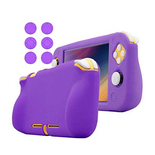Purple Silicone Case for Nintendo Switch lite, Protective Case for Nintendo Switch lite Purple