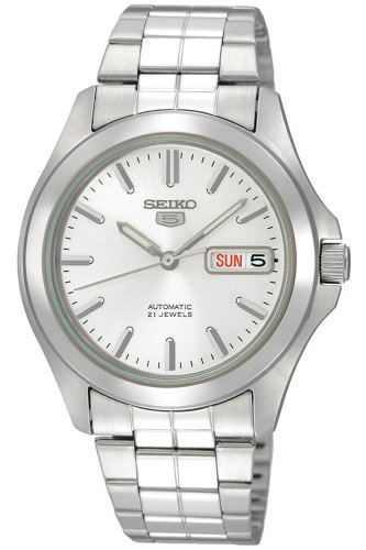Seiko Men's SNKK87 Two Tone Stainless Steel Analog with White Dial Watch