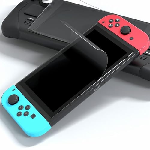 Muellery Healingshield Screen Protector Film Oleophobic High Glossy Clear AFP Cover Compatible with Nintendo Switch