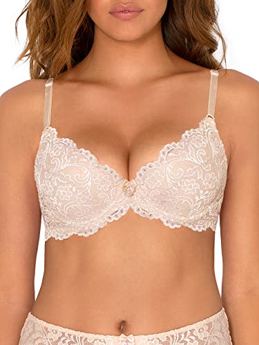 Smart & Sexy Women's Signature Lace Push-up Bra, in The Buff, 36DD