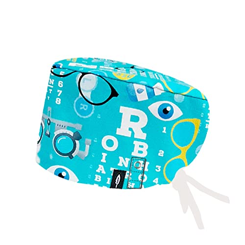 ROBIN HAT - Surgical Cap Model: Vision– for Long Hair – 100% Cotton (Autoclave) Multi