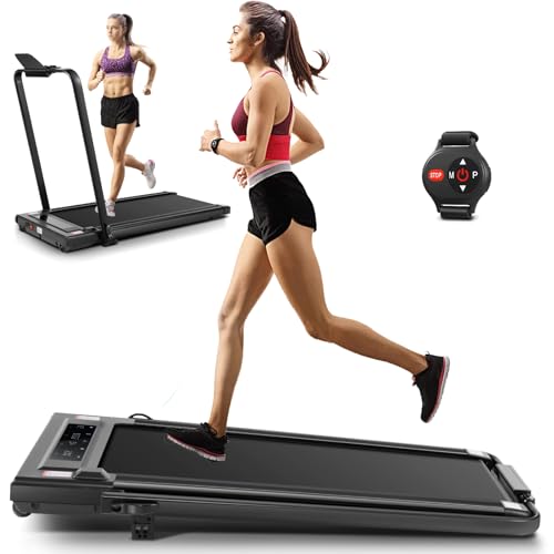 Under Desk Treadmill with Incline-Max Treadmill 300 lb Capacity, Walking Pad/Compact Electric Treadmill for Home/Gym/Office-2023 Updated