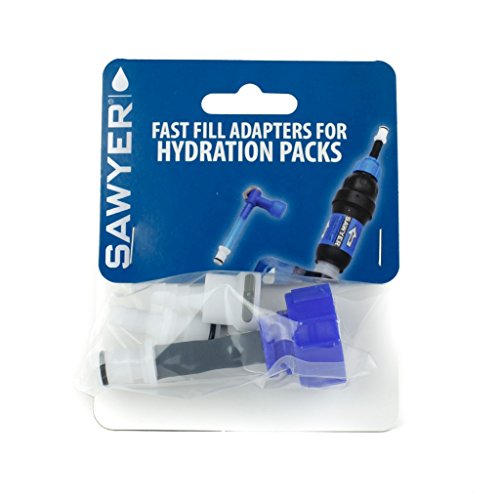 Sawyer Products SP115 Fast Fill Adapters for Hydration Packs Blue/White ,One Size