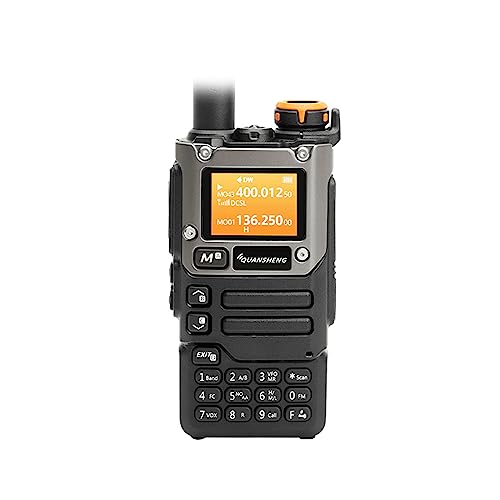 Quansheng UV-K6 UV-K5(8) Walkie Talkie 5W Airband Radio Type C Charge UHF VHF DTMF FM Dual Band Two Way Radio with NOAA Weather Alarm Function