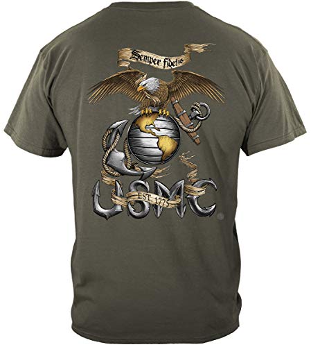 440c Pocket Knife | Eagle USMC Shirt ADD55-MM107GL