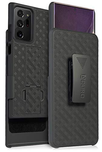 Aduro Cell Phone Holsters for Galaxy Note 20 Ultra Case Protector Includes Belt-Clip & Built-in Kickstand