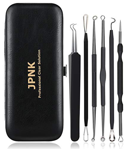 JPNK Blackhead Remover Comedone Extractor Acne Removal Kit(Z-Black)