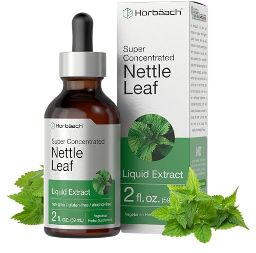 Stinging Nettle Leaf Extract | 2 fl oz | Alcohol Free Liquid | Vegetarian, Non-GMO, Gluten Free Tincture | by Horbaach