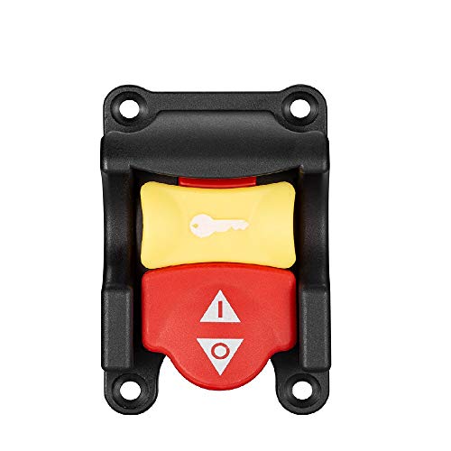 Belleone Table Saw Switch for Ryobi Craftsman, Safety Table Saw Power Switch for Ryobi Craftsman 10' Table Saw Parts, On/Off Switch, 125V/250V, 089110109712 with 4 Poles Power Switch