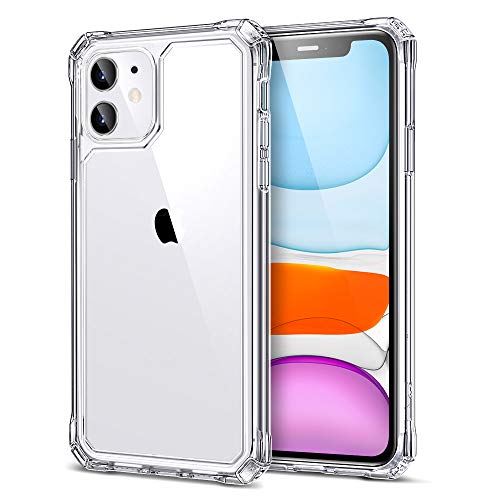 ESR for iPhone 11 Case, iPhone 11 Case Clear, Military-Grade Protection, Shock-Absorbing Corners, Scratch- and Yellowing-Resistant Hard Back, Phone Case for iPhone 11, Air Armor Case, Clear