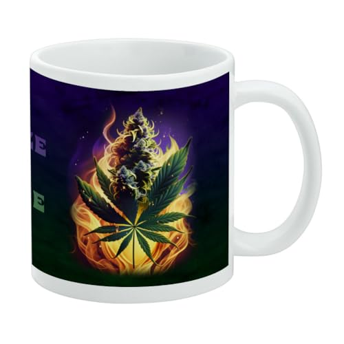 GRAPHICS & MORE Wake and Bake Ceramic Coffee Mug, Novelty Gift Mugs for Coffee, Tea and Hot Drinks, 11oz, White