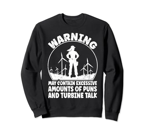 Turbine Tech Design For Wind Turbine Service Technician Sweatshirt