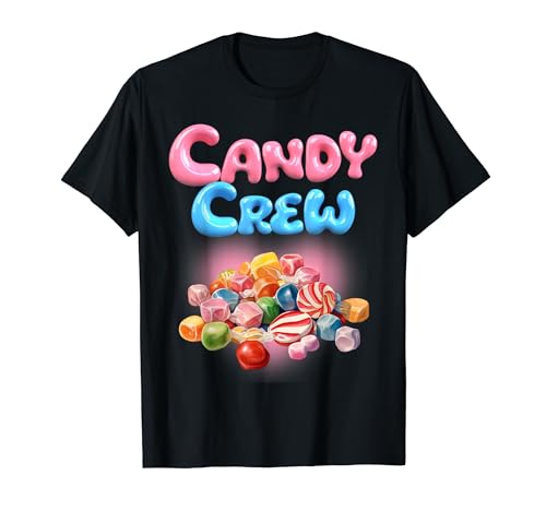 Candy party crew lover Halloween Party Cute Trick or Treat. T-Shirt