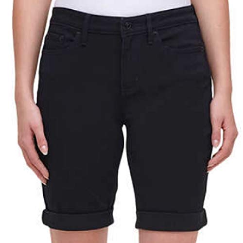 DKNY Bermuda Jean Shorts Denim Women Black 4